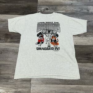 Vintage Perry Panthers OH Mens L Massillon Mckinley Football Canton Ohio T-Shirt